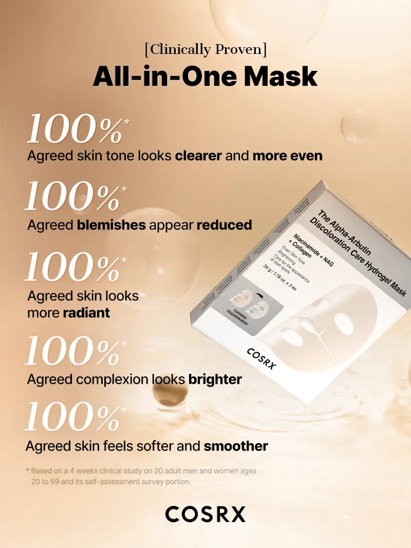 COSRX The Alpha-Arbutin Discoloration Care Hydrogel Mask - Image 5