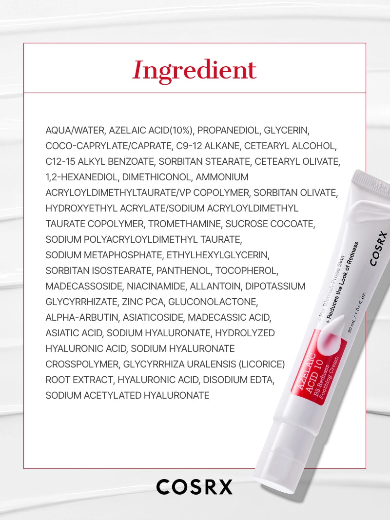 COSRX Azelaic Acid 10 B5 Redness Soothing Cream - Image 17